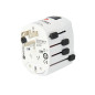Adaptateur pour voyages dans le monde entier avec fiches de terre 7 A