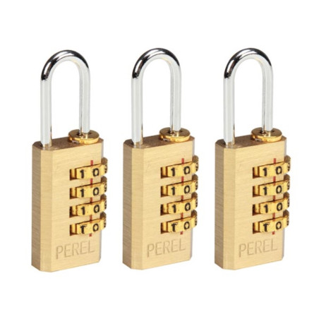 JEU DE 3 CADENAS A COMBINAISON 20 mm - PRL