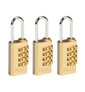 JEU DE 3 CADENAS A COMBINAISON 20 mm - PRL