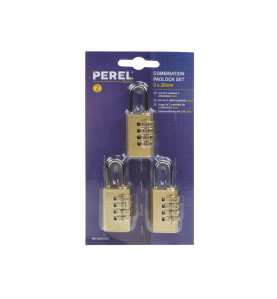 JEU DE 3 CADENAS A COMBINAISON 20 mm - PRL