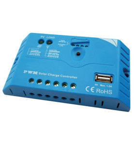 RÉGULATEUR SOLAIRE MLI AVEC CONNEXION USB - 10 A - 12/12 VCC - Vellema