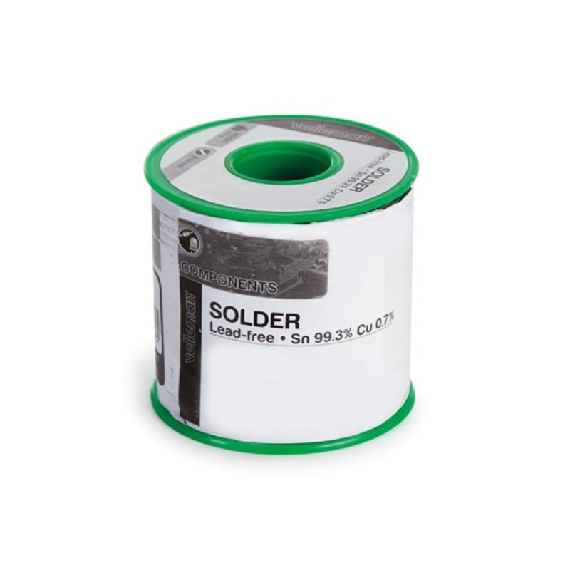 Fil de soudure SANS PLOMB Sn 99.3% - Cu 0.7% 0.8mm 500g