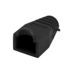 RJ45 MANCHON SOUPLE POUR FICHE MODULAIRE - NOIR - Velleman
