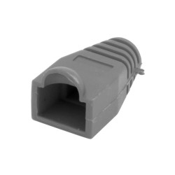 RJ45 MANCHON SOUPLE POUR FICHE MODULAIRE - GRIS - Velleman