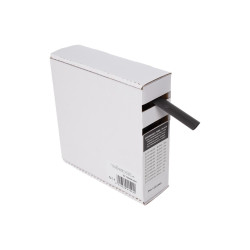 Gaine thermorétractable 2:1 - 12.0 mm - noir - 8 m - Velleman