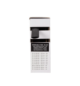 Gaine thermorétractable 2:1 - 12.0 mm - noir - 8 m - Velleman