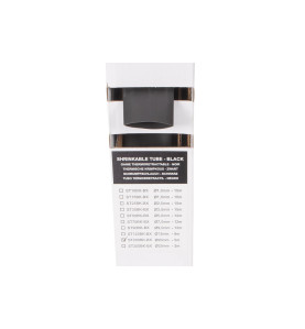 Gaine thermorétractable 2:1 - 20.0 mm - noir - 5 m - boîte - Velleman