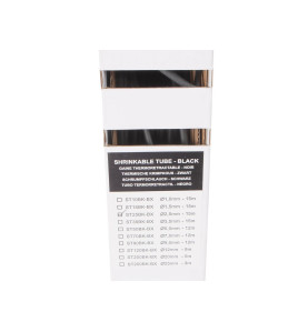 Gaine thermorétractable 2:1 - 2.5 mm - noir - 15 m - Velleman