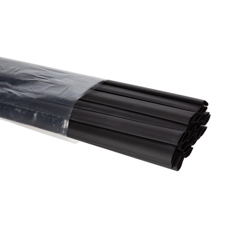 Gaine thermoretractable 12 mm - noir - 25 pcs - Velleman