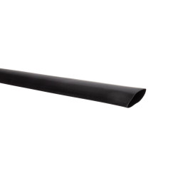 Gaine thermoretractable 12 mm - noir - 25 pcs