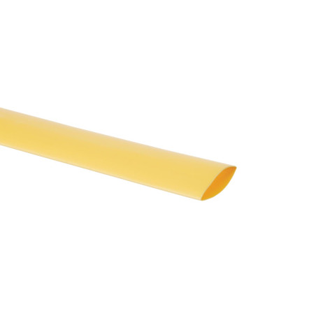 Gaine thermoretractable - 12.7 mm - jaune - 25 pcs