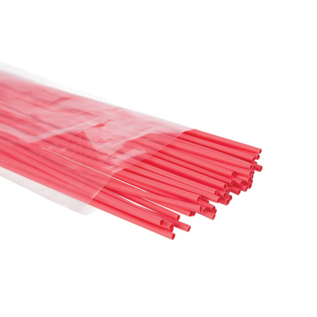 Gaine thermoretractable - 2 mm - rouge - 50 pcs - Velleman