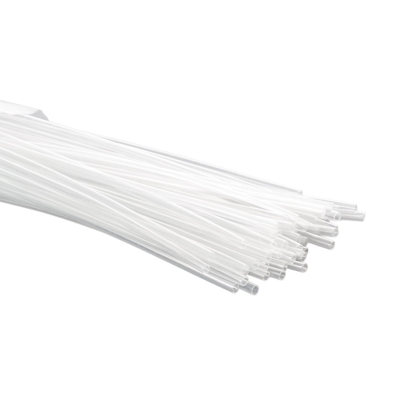 Gaine thermoretractable - 3 mm - transparent - 50 pcs Gaine thermoretractable - 3 mm - transparent - 50 pcs