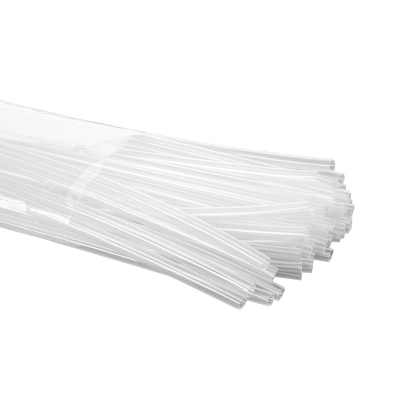 Gaine thermoretractable - 6 mm - transparent - 50 pcs