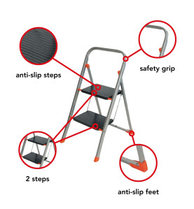 Stepix stool 2 steps - PRL