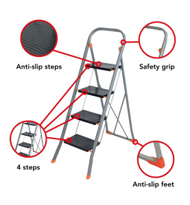 Stepix stool 4 steps - PRL