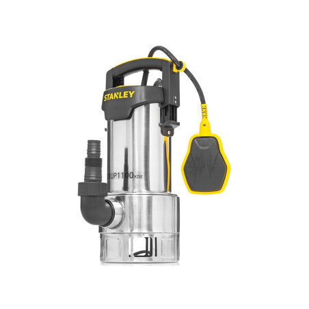 Stanley pompe submersible, eaux usées, 1100 W, acier inoxydable