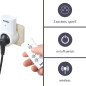 JEU DE PRISES AVEC TÉLÉCOMMANDE (3 PRISES + TÉLÉCOMMANDE)