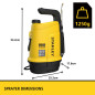 Stanley - Pulvérisateur à batterie - 5 L - 3.7 V - 2.6 Ah