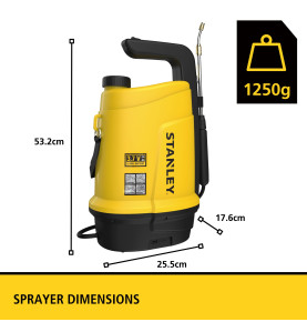 Stanley - Pulvérisateur à batterie - 5 L - 3.7 V - 2.6 Ah - PRL