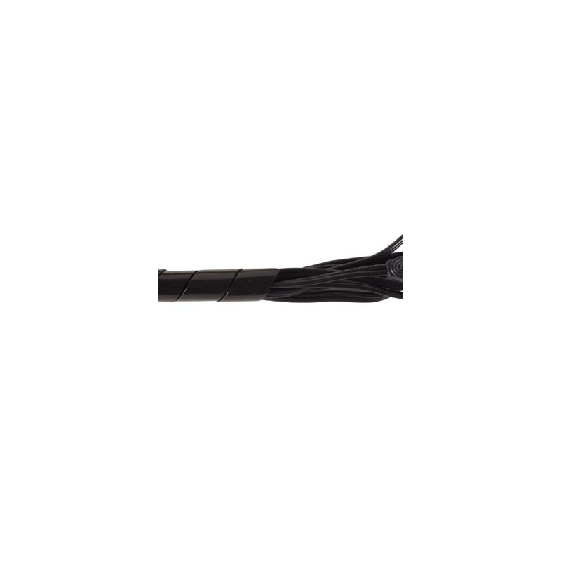 GAINE CACHE-FILS SPIRALEE 10m / Ø15mm (NOIR)