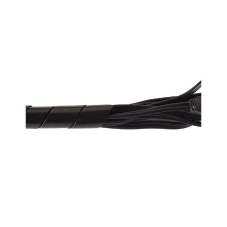GAINE CACHE-FILS SPIRALEE 10m / Ø15mm (NOIR) - Velleman