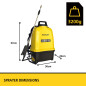 Stanley - Pulvérisateur à batterie - 16 L - 14.4 V - 2.0 Ah