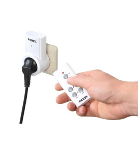 JEU DE PRISES AVEC TÉLÉCOMMANDE (3 PRISES + TÉLÉCOMMANDE) - PRL