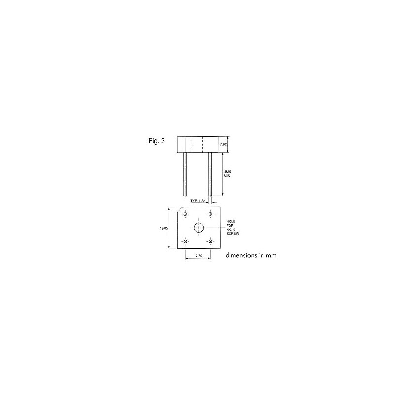 PONT DE REDRESSEMENT 800V-5A (BR108)