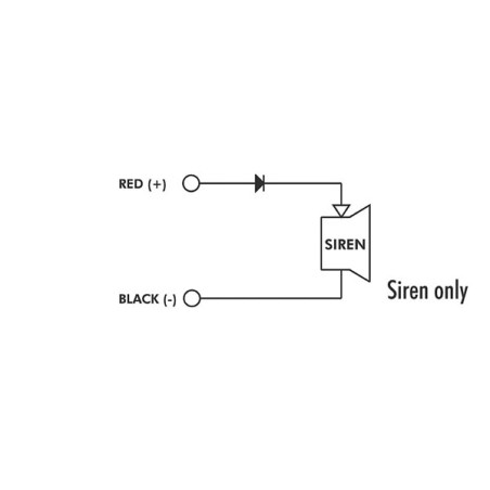 Sirene externe pour systèmes d'alarme domestiques 12 VDC - 110 dB