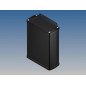 BOÎTIER EN ALUMINIUM - NOIR - 145 x 105.9 x 45.8 mm - avec bride