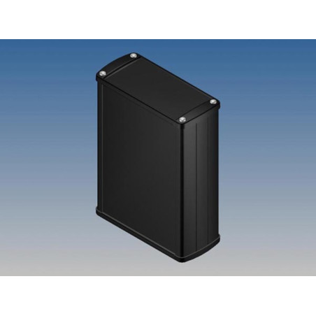 BOÎTIER EN ALUMINIUM - NOIR - 145 x 105.9 x 45.8 mm - Velleman