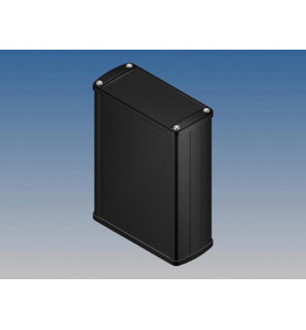 BOÎTIER EN ALUMINIUM - NOIR - 145 x 105.9 x 45.8 mm - Velleman