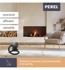 Mini aspirateur de cendres - 600W- 4L - avec tuyau flexible 0,3 m - PR