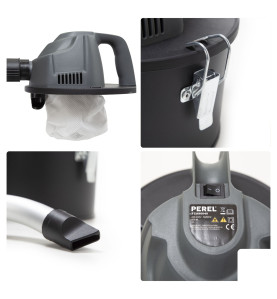 Mini aspirateur de cendres - 600W- 4L - avec tuyau flexible 0,3 m - PR