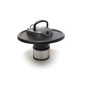 Aspirateur à cendres - 1200W- 20L - avec base roulante