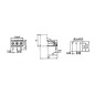 BORNIER MALE COUDE EMBROCHABLE - 2 POLES