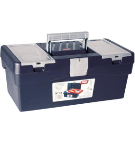 TAYG Boîte à outils avec plateau, 400 x 217 x 166 mm, 14,4 L - PRL