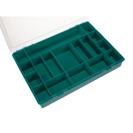 TAYG - Boîte de Rangement - 330 x 274 x 54 mm - 17 Compartiments - 4,8 L