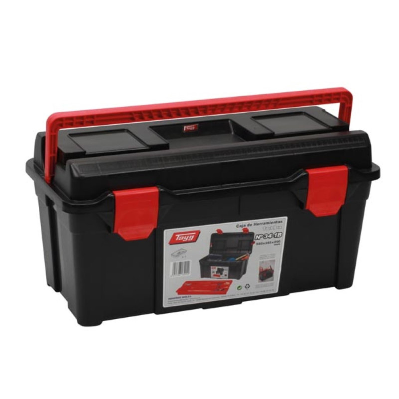TAYG Boîte à outils avec plateau, 580x285x290 mm, 47,9 L