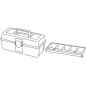 TAYG - Coffre à Outils - 310 x 160 x 130 mm - avec Plateau - 6,4 L