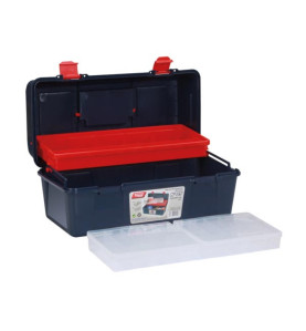 TAYG -  Coffre à Outils - 400 x 206 x 188 mm - avec Plateau et Boîte d