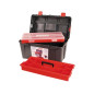 TAYG - Coffre à Outils - 480 x 258 x 255 mm - avec Plateau et Bac - 31,5 L