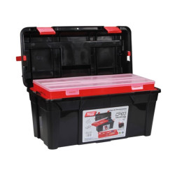TAYG - Coffre à Outils - 580 x 285 x 290 mm - avec Plateau et Bac - 47,9 L