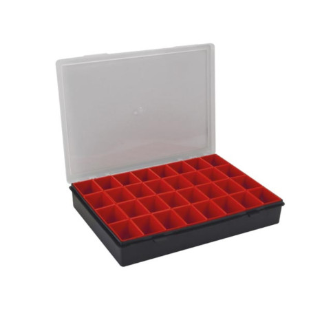 TAYG - Boîte de Rangement - 330 x 247 x 54 mm - 32 Compartiments Amovibles - 4,4 L