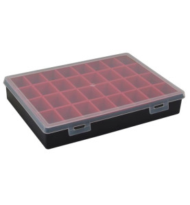 TAYG - Boîte de Rangement - 330 x 247 x 54 mm - 32 Compartiments Amovi