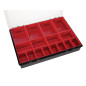 TAYG - Boîte de Rangement - 330 x 247 x 54 mm - 16 Compartiments Amovibles - 4,4 L