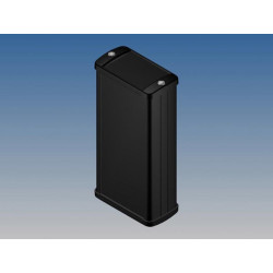 BOÎTIER EN ALUMINIUM - NOIR - 125 x 59.9 x 30.9 mm - Velleman