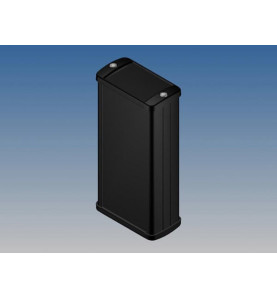 BOÎTIER EN ALUMINIUM - NOIR - 125 x 59.9 x 30.9 mm - Velleman