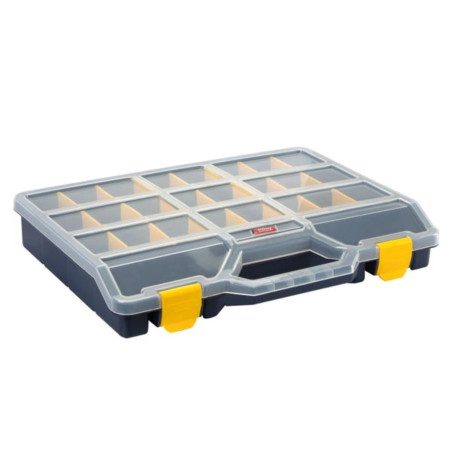TAYG - Boîte de Rangement - 378 x 290 x 61 mm - 21 Séparateurs Amovibles - 6,6 L